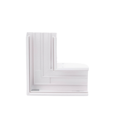Sección en "L" color blanco de PVC auto extinguible, para canaleta TEK100 (5576-12100)