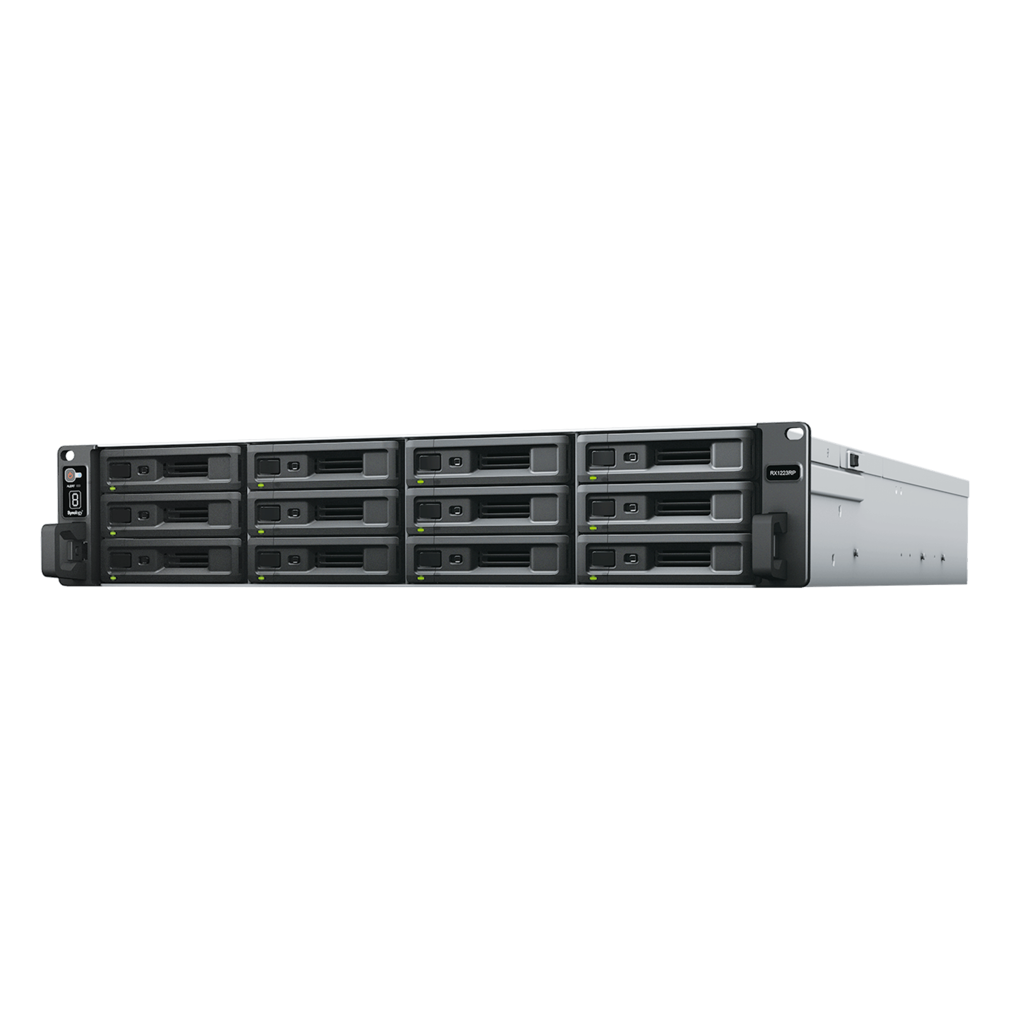 Unidad de Expansión RX1223RP | 12 Bahías HDD/SSD SATA 3.5" o 2.5" | Fuente de Alimentación Redundante | Compatible con Synology DSM | Plug-and-Play. — SYNOLOGY · SKU RX1223RP