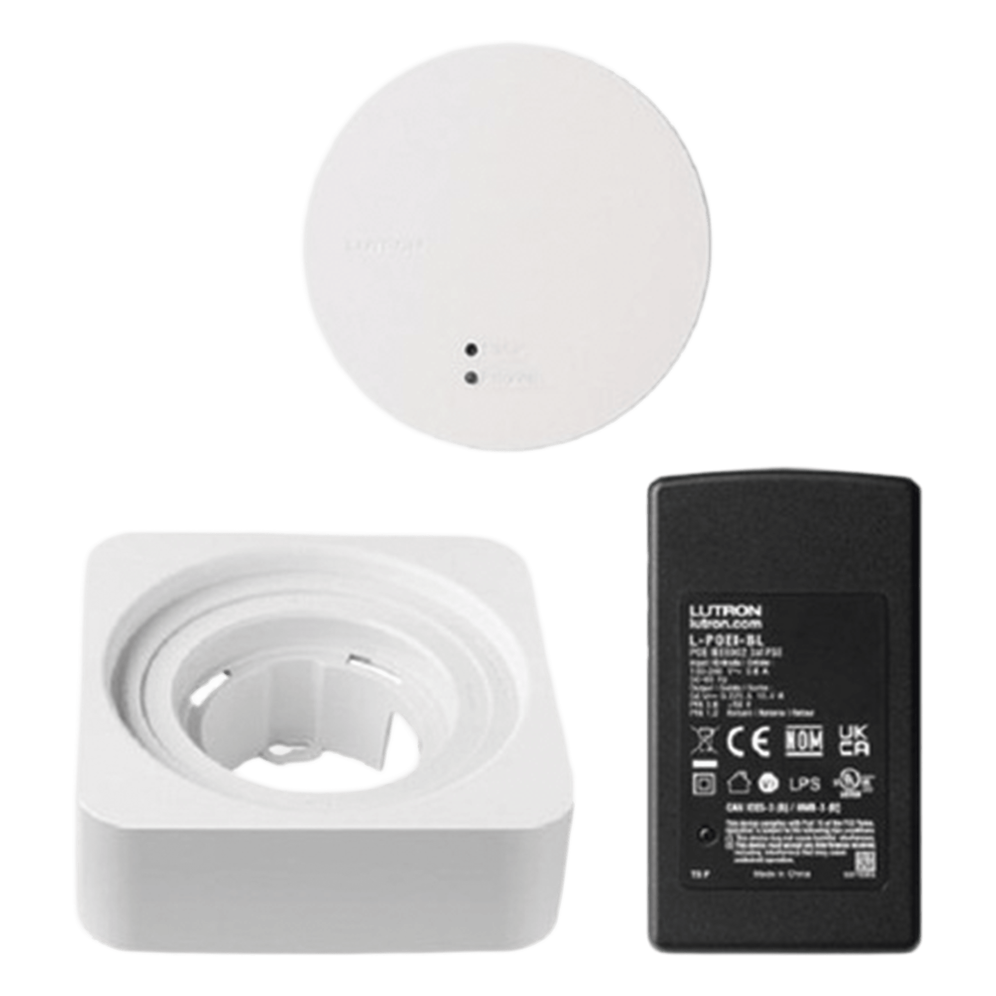 Kit de procesador para sistema de iluminación RadioRA 3, alimentación PoE, hasta 100 dispositivos Clear Connect Tipo X y 95 Tipo A, incluye inyector PoE y cables Ethernet — LUTRON RADIORA 3 · SKU RRPROC3KIT
