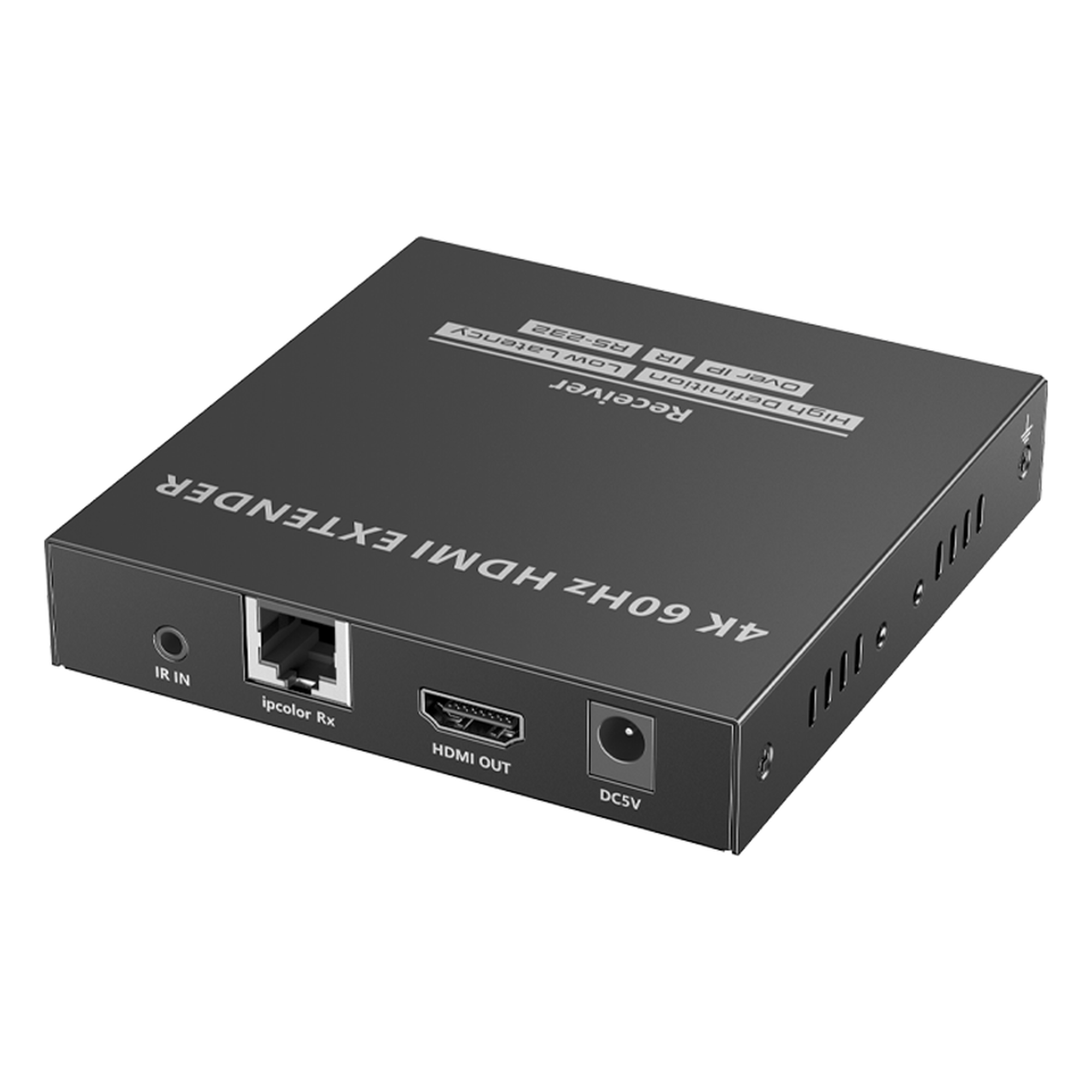Receptor Compatible para Kit TT582 | 4K @60Hz | Cat 6, 6a y 7 | hasta 120 metros |