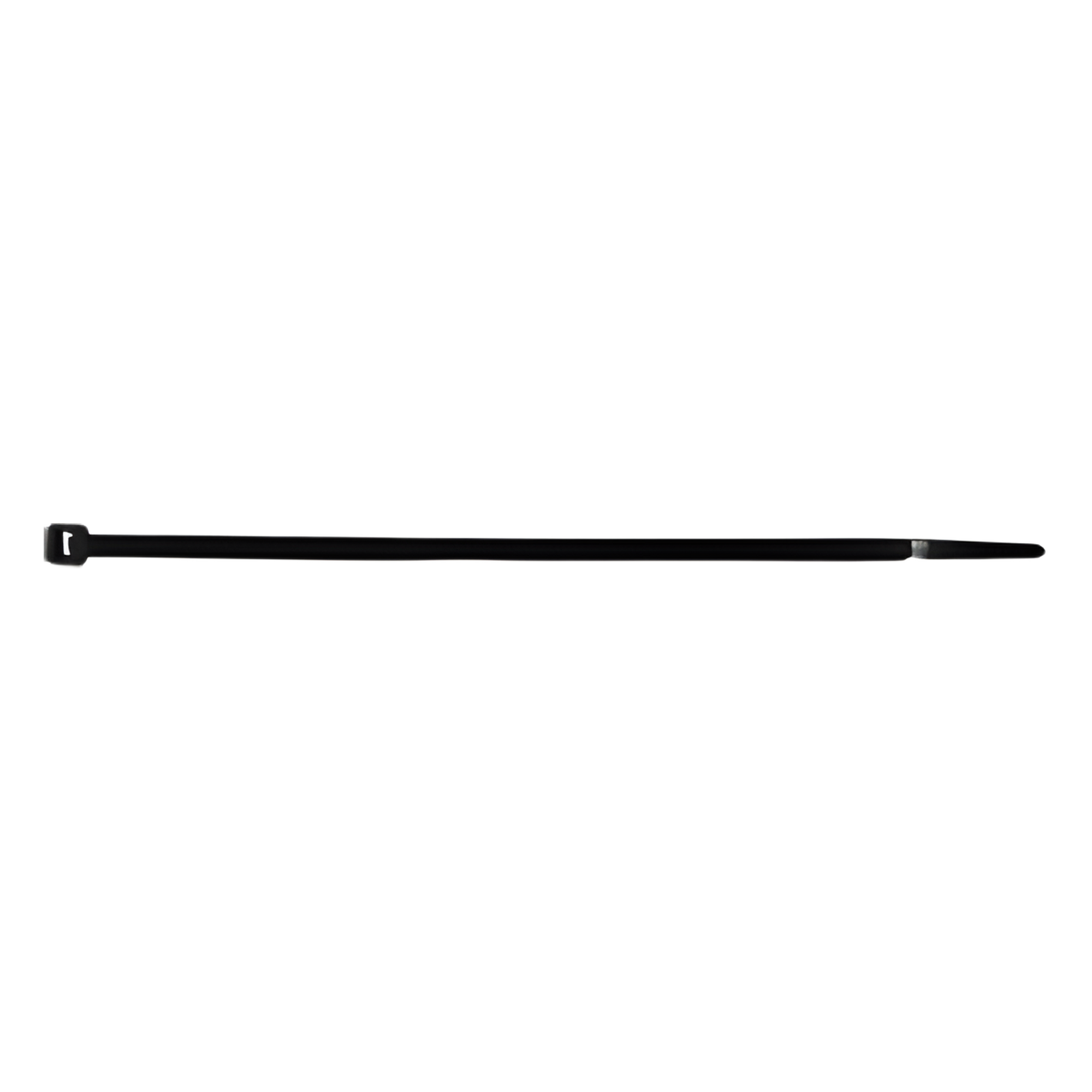 Cincho de nylon color negro, 4.8 x 190mm (100pzs) (4200-03001) — THORSMAN · SKU TH-190-B