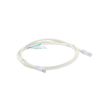 Cable de Parcheo UTP Categoría 6, con Plug Modular en Cada Extremo - 1.5 Metros (4.92 Pies) - Blanco Mate