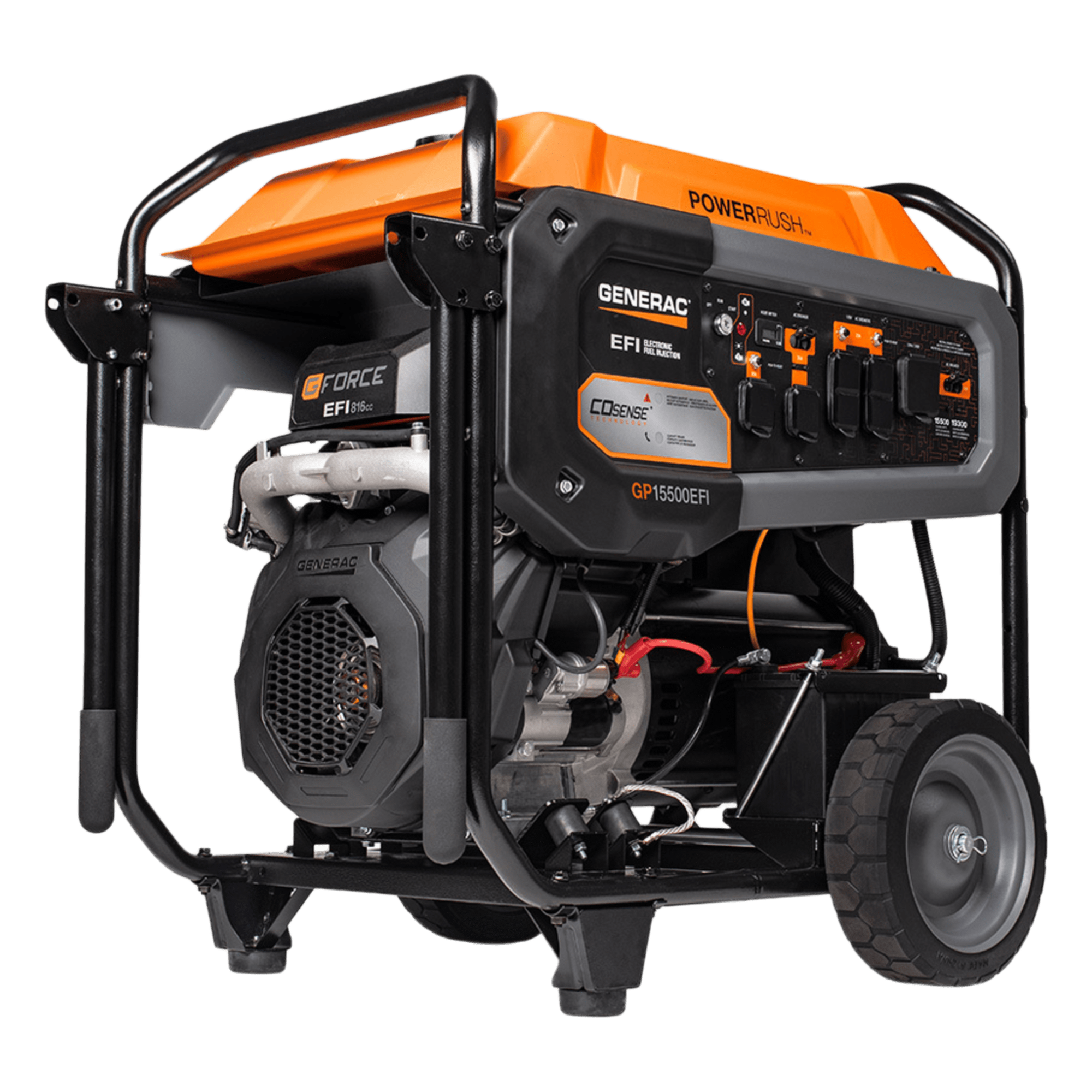 Generador Inversor Portátil a Gasolina, 15 kW, 120/240Vca, Arranque Eléctrico