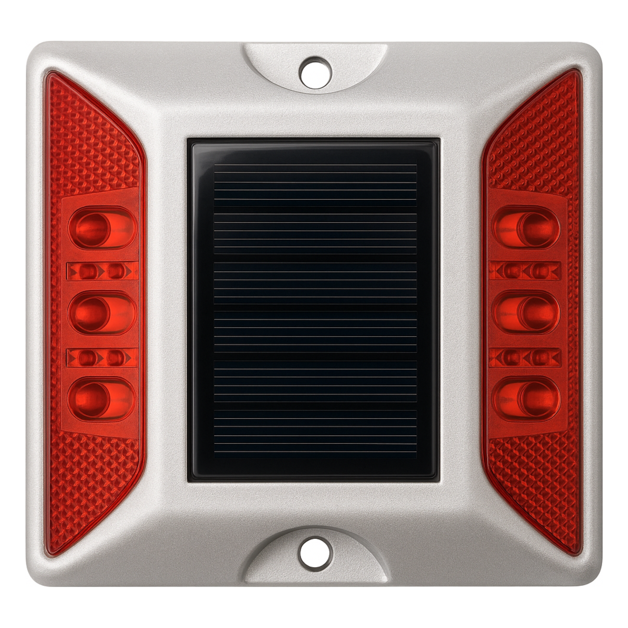 Señalizador Vial Solar / 6 LED Intermitentes / Alcance Visual 800 m (2624.7 ft) / Autonomía 108 h / IP68 / Carga 20000 kg / -25°C a +75°C