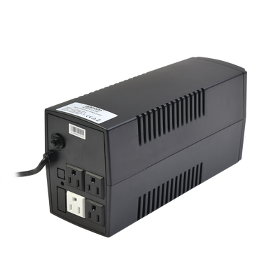 UPS de 500VA/300W / Regulador de Voltaje AVR / Batería de 7 Ah / 4 Tomas NEMA 5-15R / Display de LED