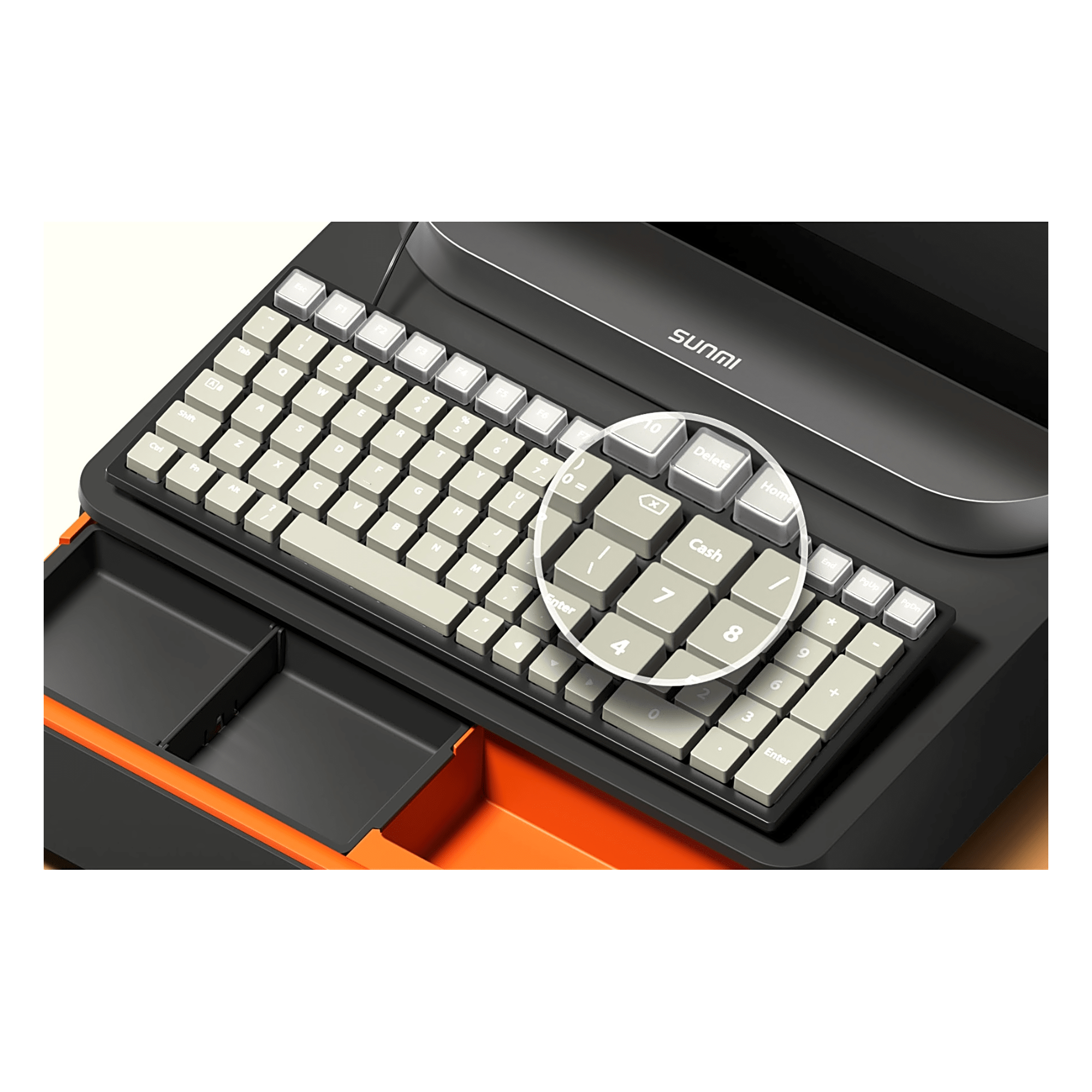 Teclado Comercial / 89 Teclas / Diseño Chiclet / 16 Teclas Programables / IP55 / USB Tipo-C / 11.8 mm