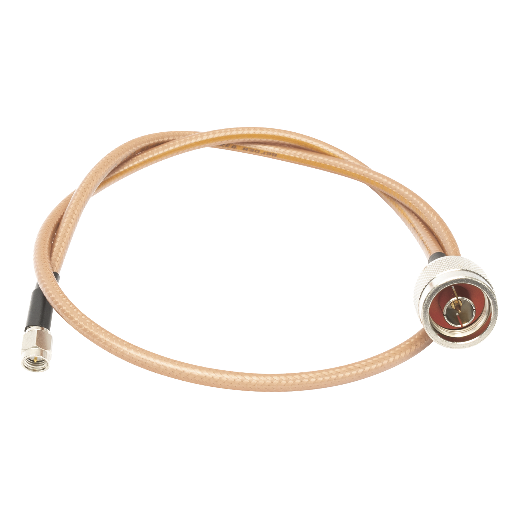 Jumper con Cable LP142 de 60 cm (23.62 Pulgadas), con Conectores N Macho a SMA Macho (Hasta 8 GHz). — EPCOM INDUSTRIAL · SKU SN142KSMA60