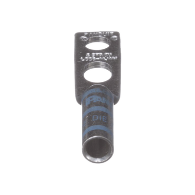 Zapata de compresión LCC6-14JAW-l para cal. 6 Awg, Doble barreno para tornillo prisionero de 1/4, 1 pz