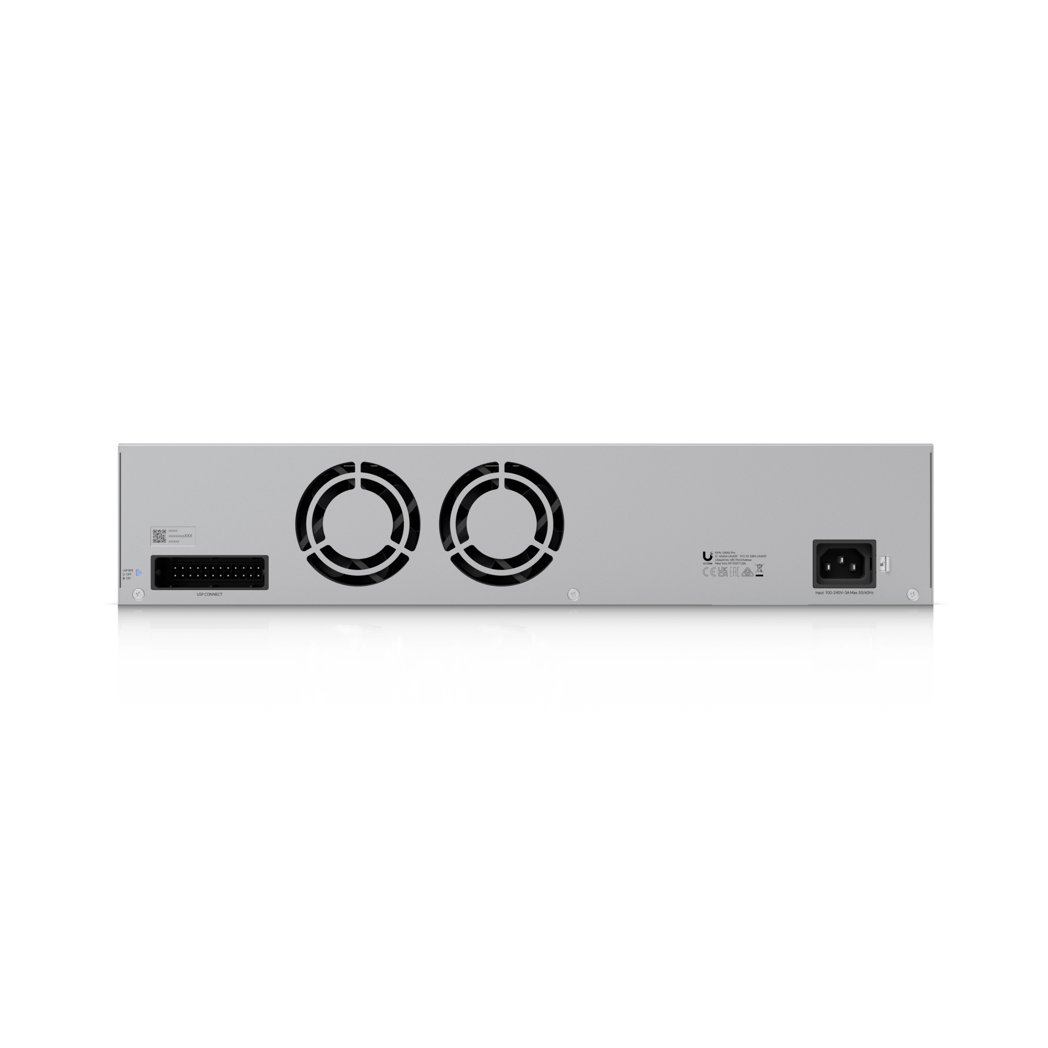 UNAS Pro Servidor de Almacenamiento en Red de 2U Rack con (7) Bahías para HDD/SSD de 2.5/3.5" con 1 Puerto 10GbE y 1 Puerto SFP+ 10G
