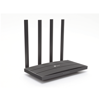 Router inalámbrico WiFi 5 AC 1200 Mbps / Doble Banda MU-MIMO 2x2 / 1 Puerto WAN 10/100/1000 Mbps / 4 Puertos LAN 10/100/1000 Mbps / Compatuble con Tecnología OneMesh / Soporta AgiNet — TP-LINK · SKU ARCHERC6