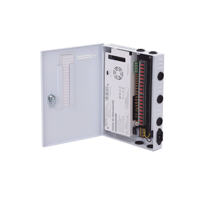 Fuente / 11-15 V / 18 canales / 20 A / Alta tecnología en seguridad / Doble ventilador / Hasta 1.8 Amperes por Salida / Filtro de ruido por canal / Diseño de alta gama.