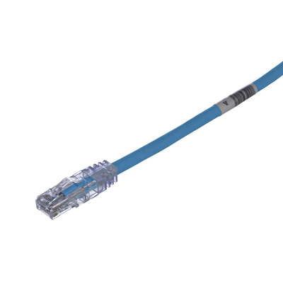 Cable de Parcheo TX6, UTP Cat6, 24 AWG, CM, Color Azul, 0.61 Metros (2 Pies)