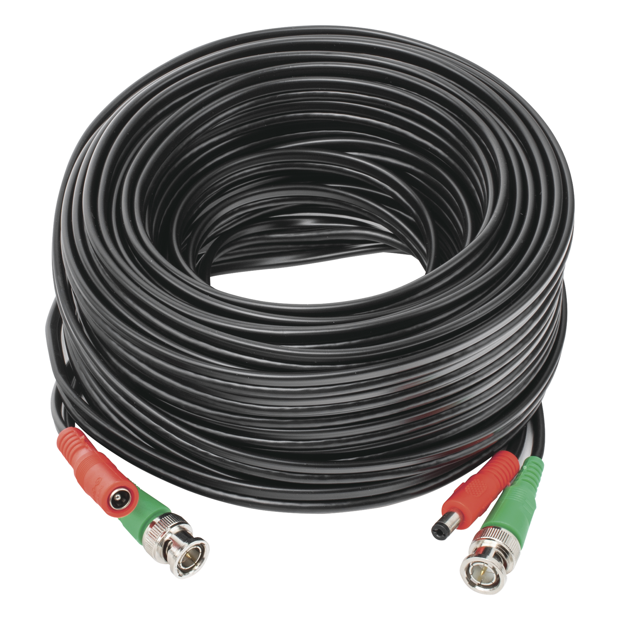 Cable Coaxial (BNC RG59) + Alimentación / SIAMES / 20 Metros (65.62 Pies) / 100% COBRE / Para Cámaras 4K / Uso Interior y Exterior — EPCOM POWERLINE · SKU DIY-20M-HD