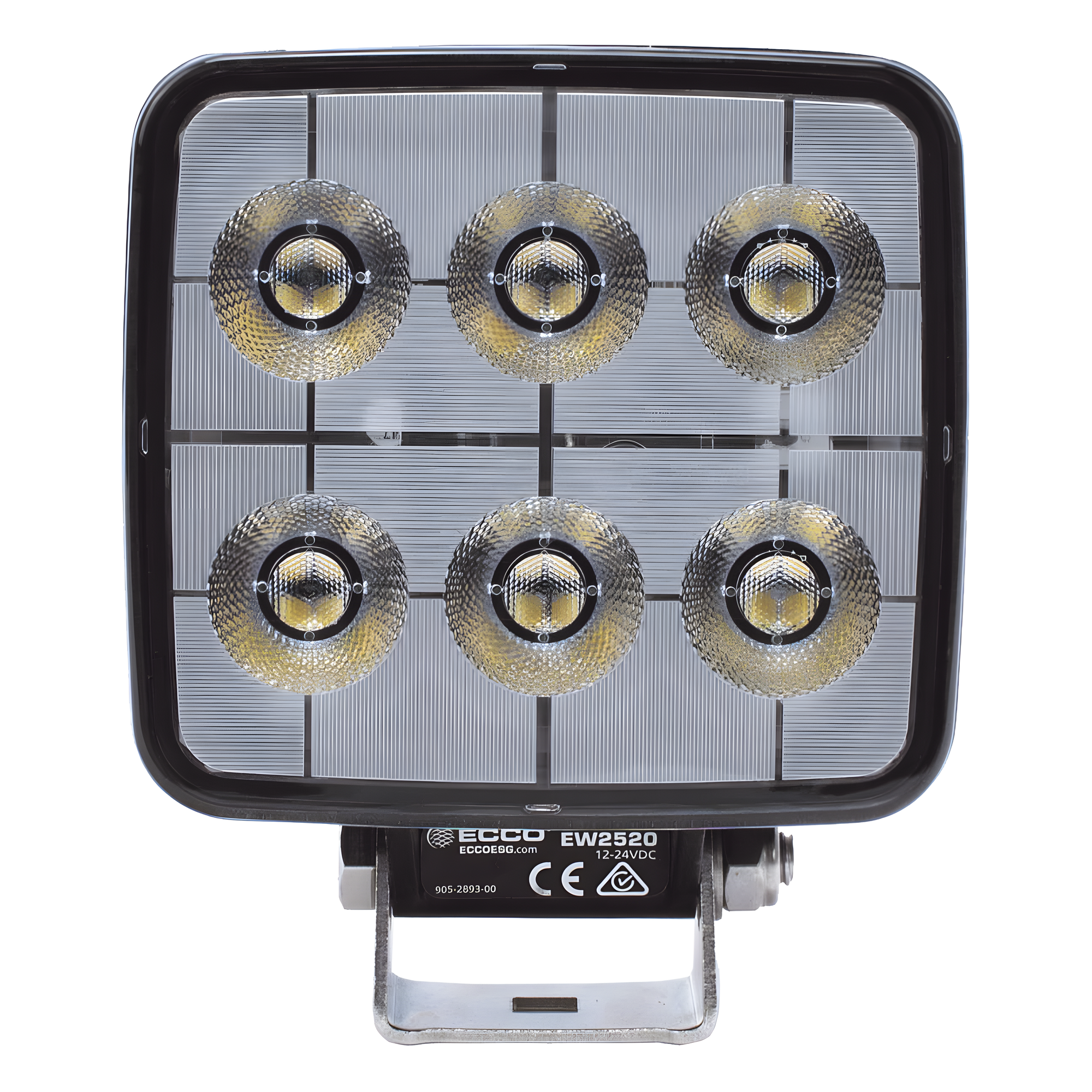 Luz de trabajo de 6 LED, 12-24 Vcc, 2800 lumenes — ECCO · SKU EW2520