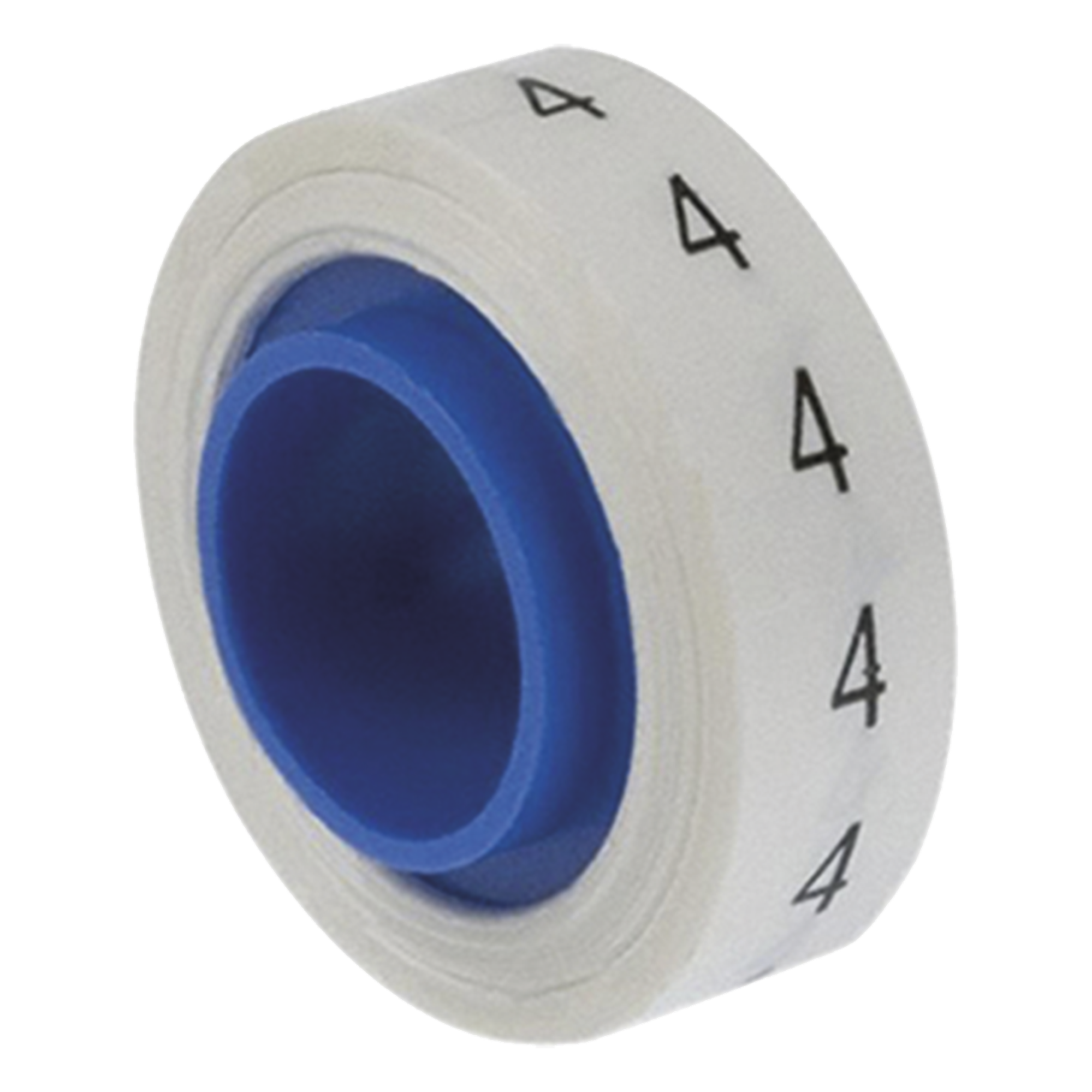 Rollo de Etiquetas Marcadoras, Pre-Impresos con el Número 4, de 2.4 Metros (7.87 Pies), Color Blanco — PANDUIT · SKU PMDR-4