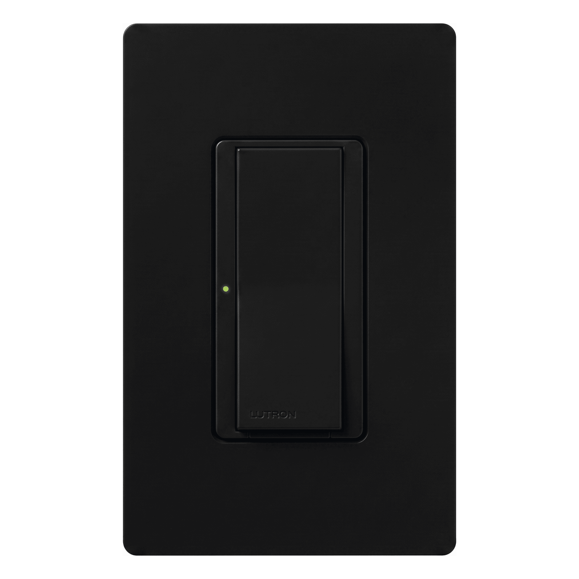 Switch Maestro de un solo polo, hasta 8 A, para multilocación con interruptores complementarios, color negro — LUTRON ELECTRONICS · SKU MAS8AMBLS
