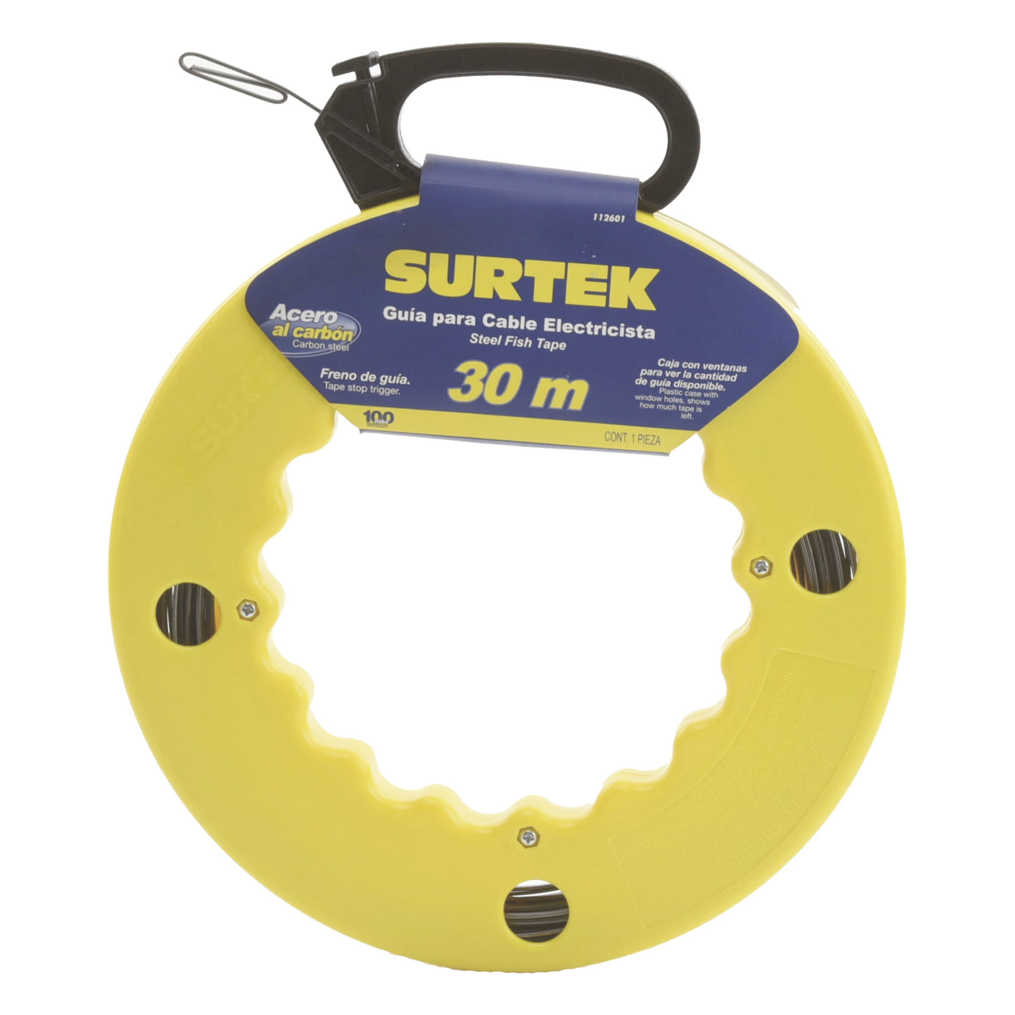 Guía jala cable de 30 metros de longitud — SURTEK · SKU SYS-112601