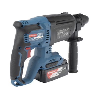 Martillo Perforador Inalámbrico SDS-PLUS 20V / Motor Brushless / 3 Modos Taladro Percusión Demolición / 2.7 J Energía de Impacto / 2 Baterías 4.0Ah con Cargador y Estuche