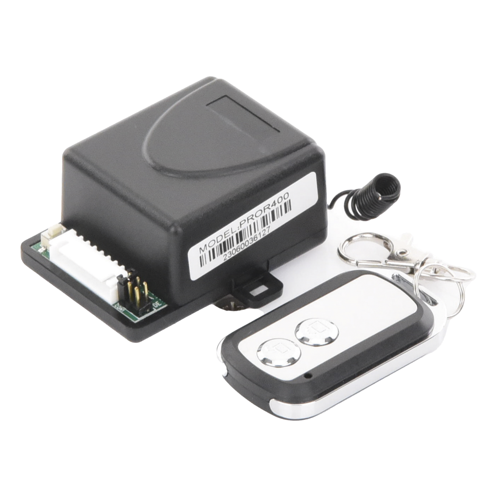 Receptor con 2 Relevadores y Control Remoto hasta 50 metros. — ACCESSPRO · SKU PROR400