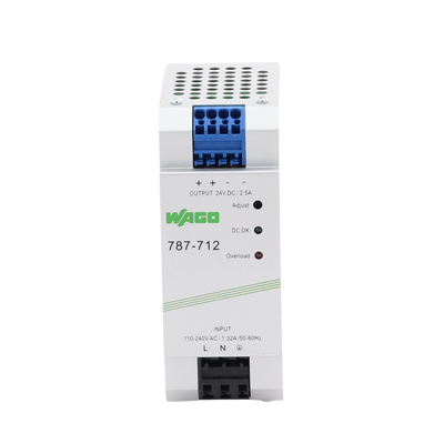 Fuente de Alimentación / ECO / Monofásico / 24V DC / 2.5A / 60W / SELV-PELV / CAGE CLAMP® / Carril DIN