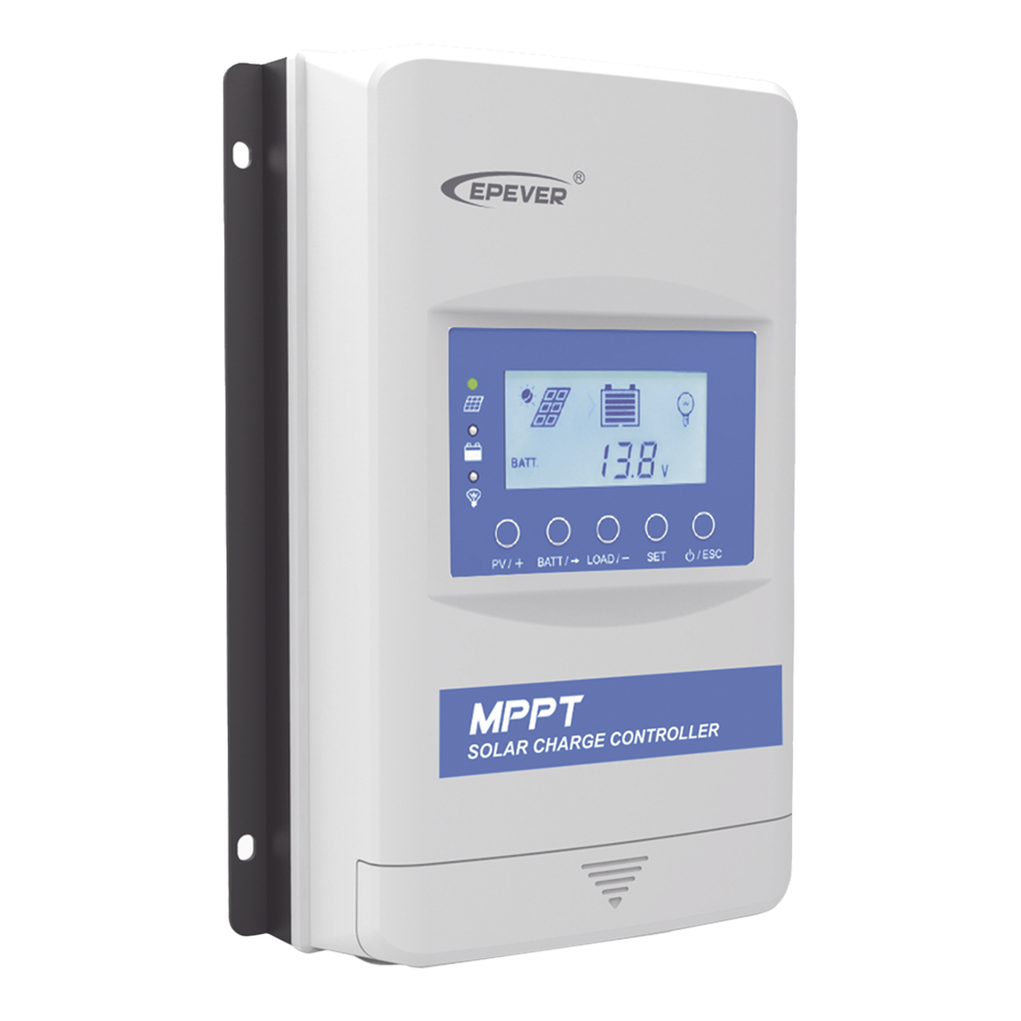 Controlador Solar MPPT / 30A / 12/24V / Voc 100V / RS-485 / Baterías Litio / IP32 — EPEVER · SKU XTRA-3210-N