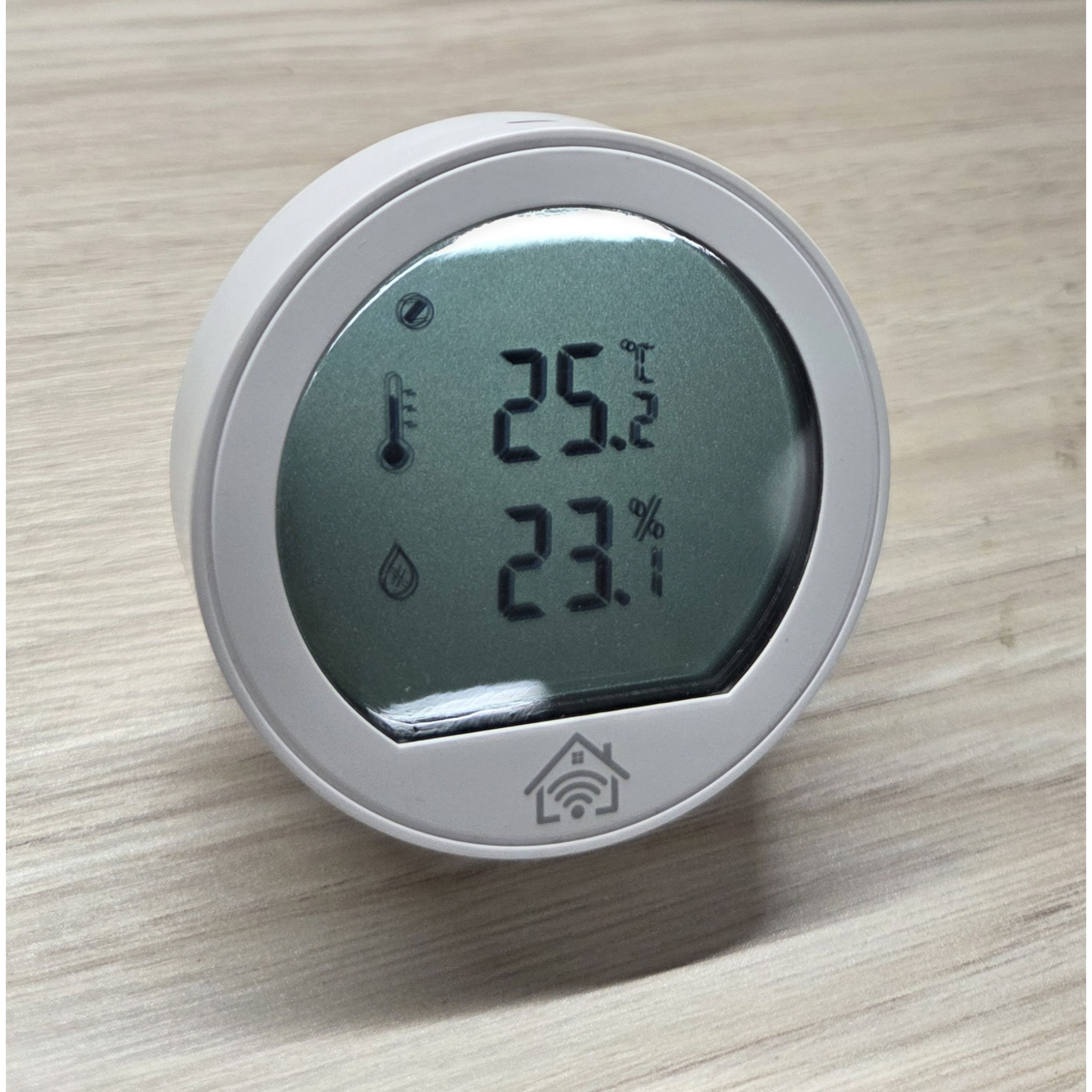 (ZigBee) Sensor de temperatura y humedad con pantalla de consulta, inalambrico ZigBee