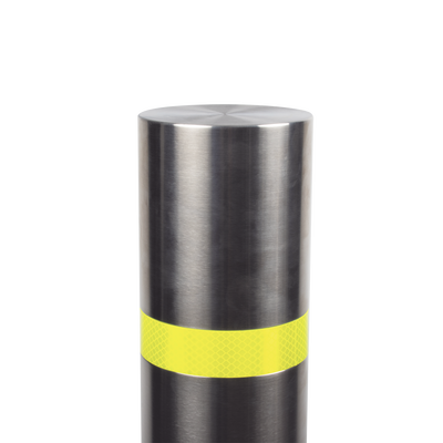 Bolardo Fijo de Acero Inoxidable de 900 mm de Altura / Ideal para aplicaciones delimitaciones de automóviles 