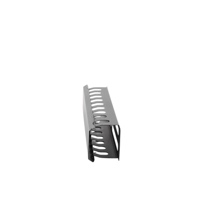Organizador de Cables Horizontal de 2U para Rack de 19" con Cubierta Metálica