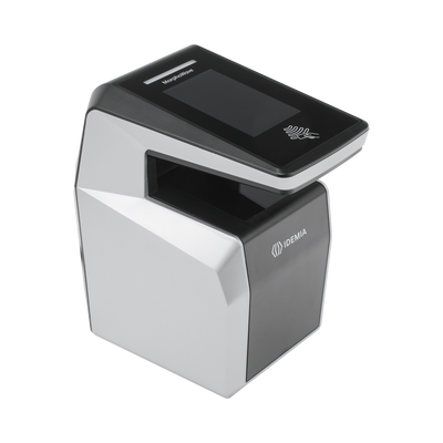 Lector de huella MorphoWave Compact / lector Multiformato MIFare, DESFire, Prox HID, ICLASS/ QR/ IP65 / PoE