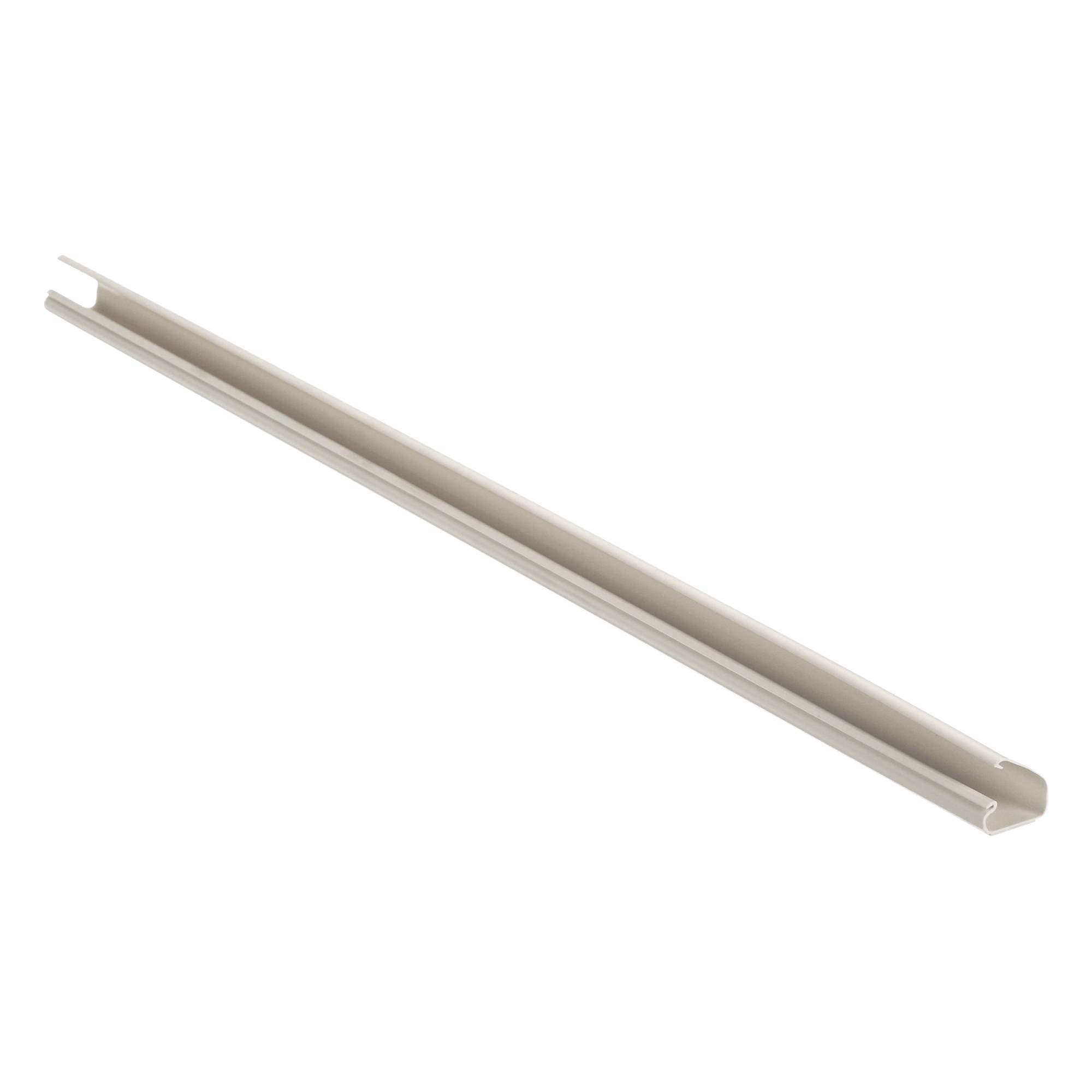 Canaleta LD5 de PVC rígido, con cinta adhesiva para instalación sin herramientas, 26 x 15 x 1828.8 mm, Color Blanco Mate