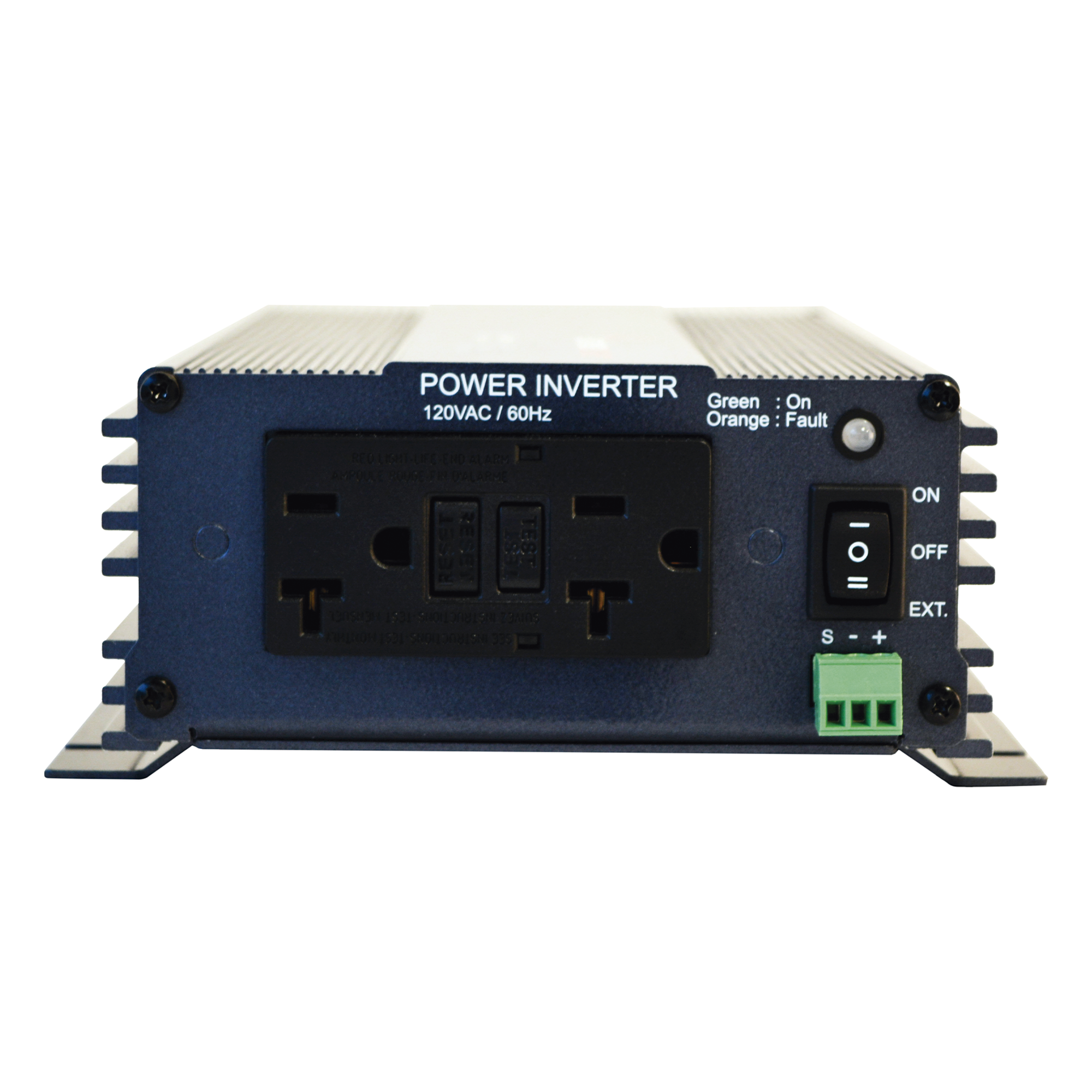 Inversor de Corriente Onda Pura 300W, Entrada 24 Vcc, Salida 120 Vca