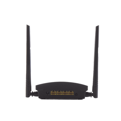 Router Inalámbrico WISP en Banda 2.4 GHz / Hasta 300 Mbps / 4 Puertos 10/100 Mbps / 2 Antenas Omnidireccional de 5 dBi / Interior