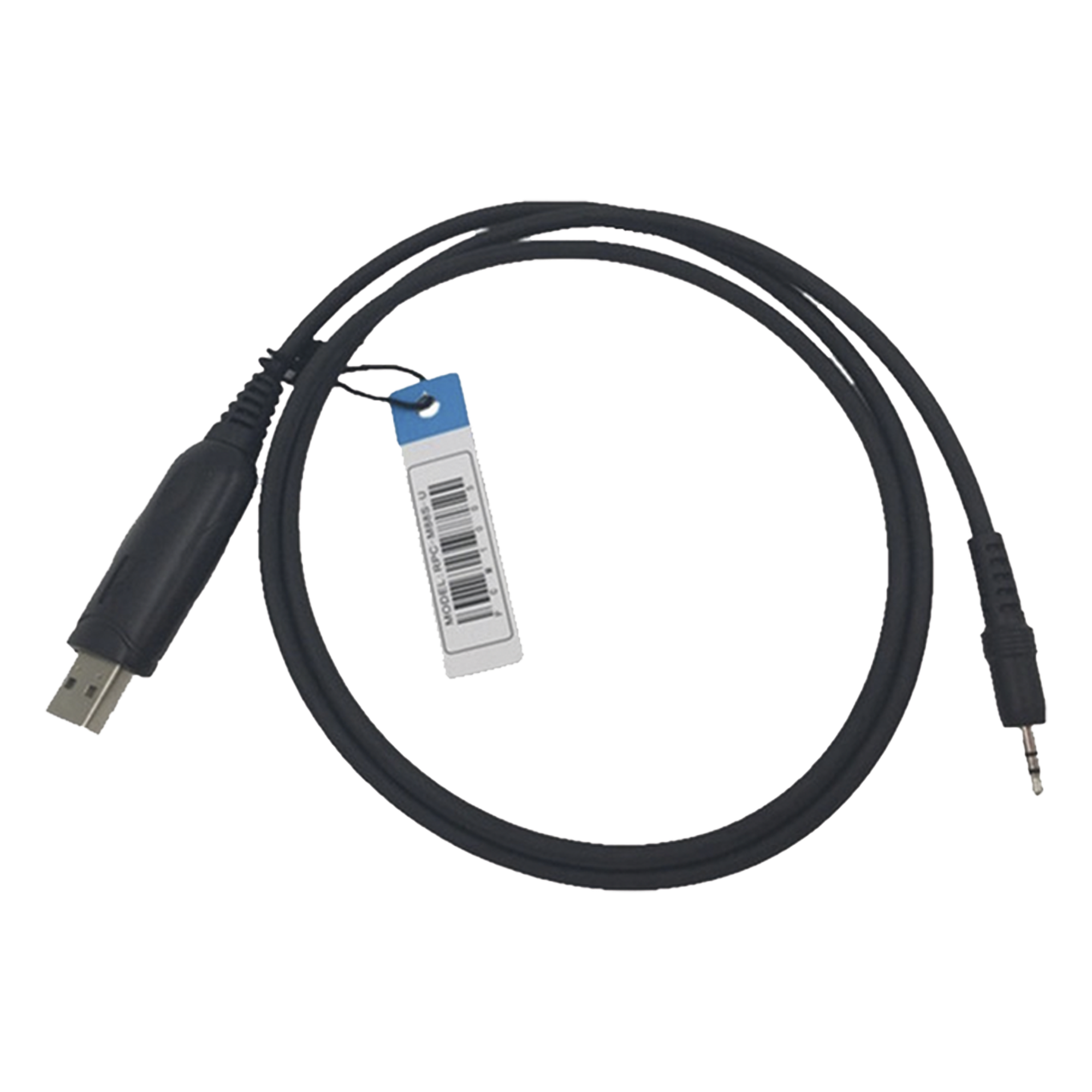 Cable de Programación USB / Conector USB-A a 2.5mm Unipin / Compatible con Windows 98 a 11 / Más de 50 Modelos Motorola / Material PU Negro — TXPRO · SKU TXCP450M