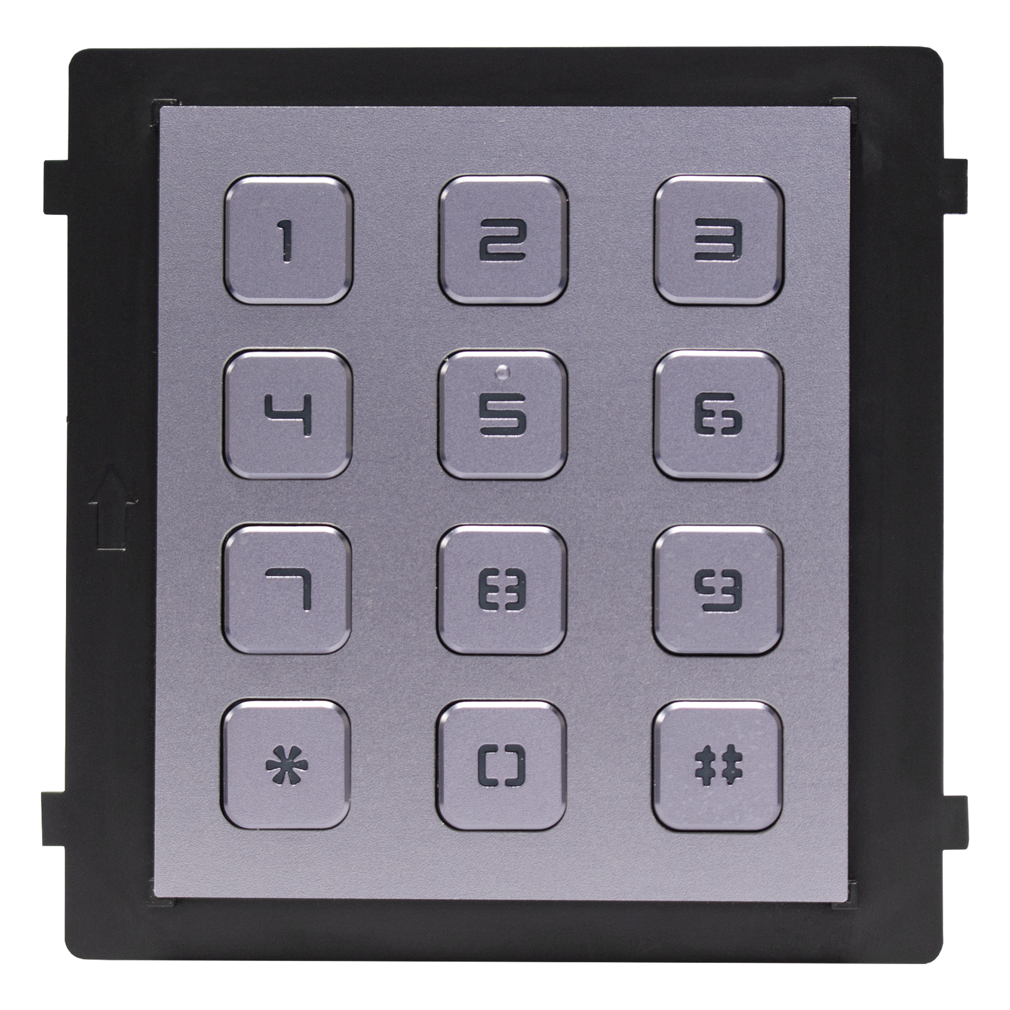 Módulo de Teclado para Frente de Calle Modular / Desbloqueo de Puerta Mediante Código / Llamada a monitor. — HIKVISION · SKU DS-KD-KP