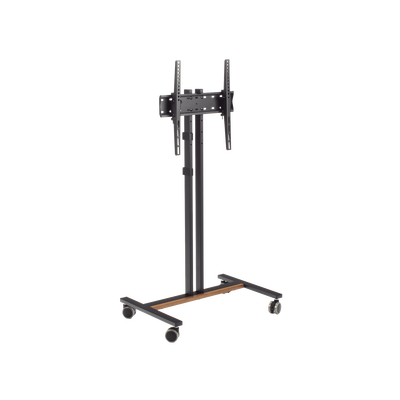 Soporte Móvil para Pantalla | Compatibilidad VESA 200x200 hasta 600x400 / Ruedas con Frenos / Ajuste de Altura y Ángulo / Soporte para TV de hasta 55 Pulgadas / Capacidad de Peso 35 kg