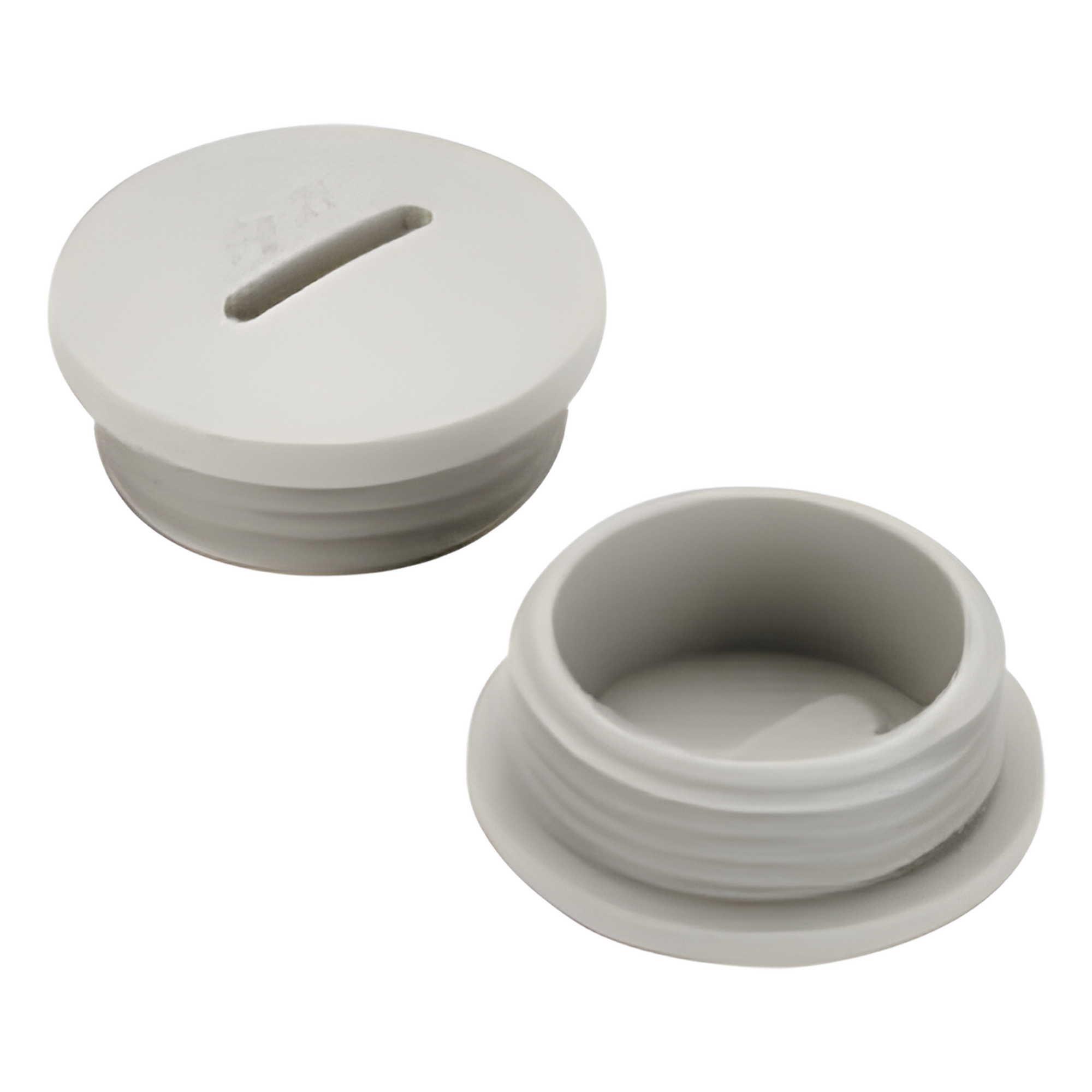 Tapón roscado de 1/2" para caja cuadrada a prueba de intemperie. — RAWELT · SKU TA-0371