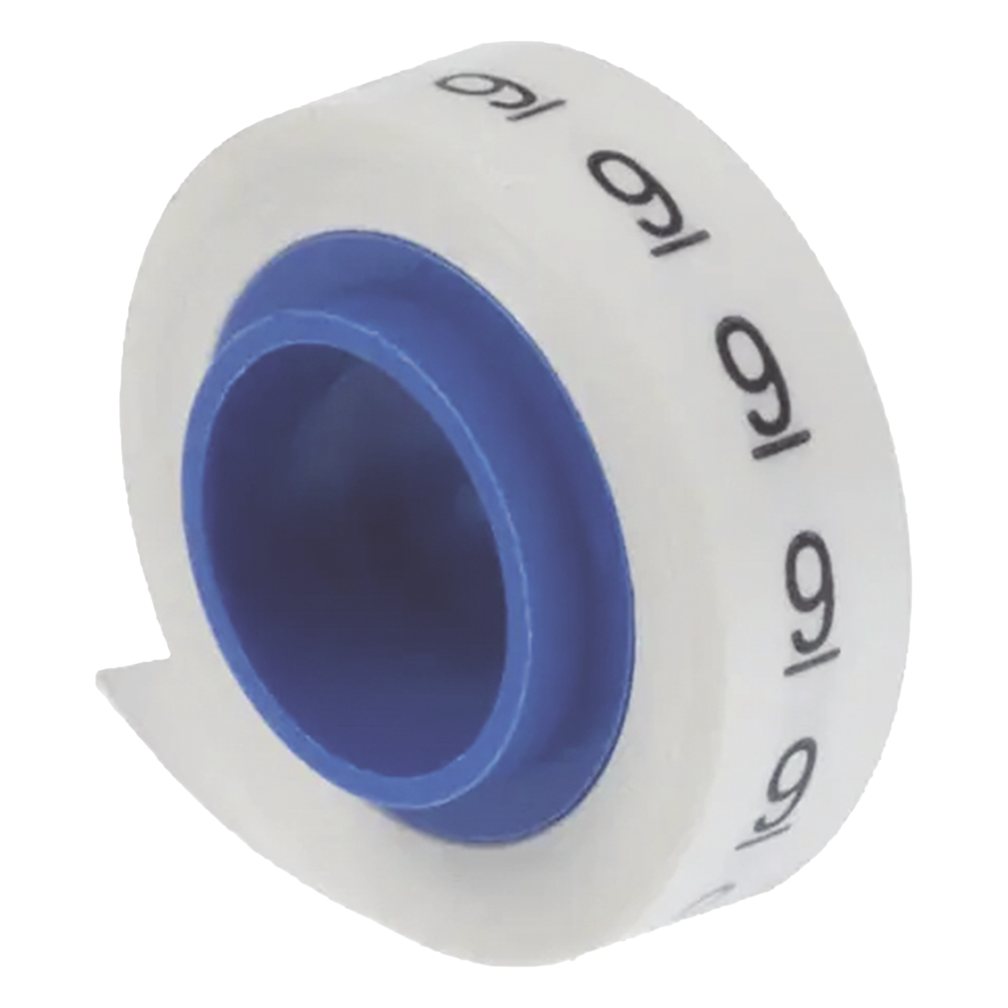 10 Rollos de Etiquetas Marcadoras, Pre-Impresos con los Números 0-9, de 2.4 Metros (7.87 Pies), Color Blanco — PANDUIT · SKU PMDR-0-9