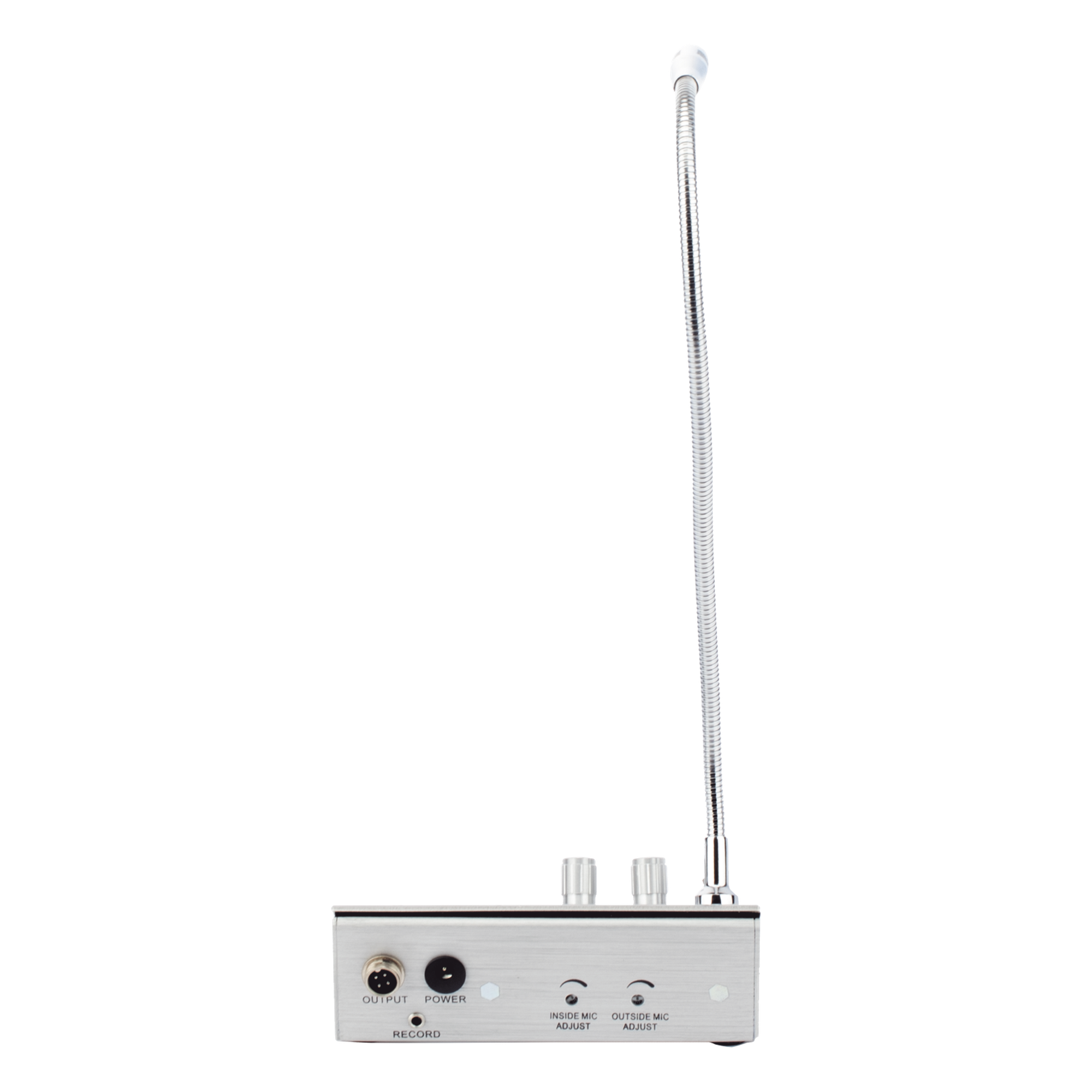Sistema de Intercomunicación | Ideal para Ventanillas | Audio de voz de dos vías | 12V/1A 2W | Micrófono Interior + Micrófono Exterior
