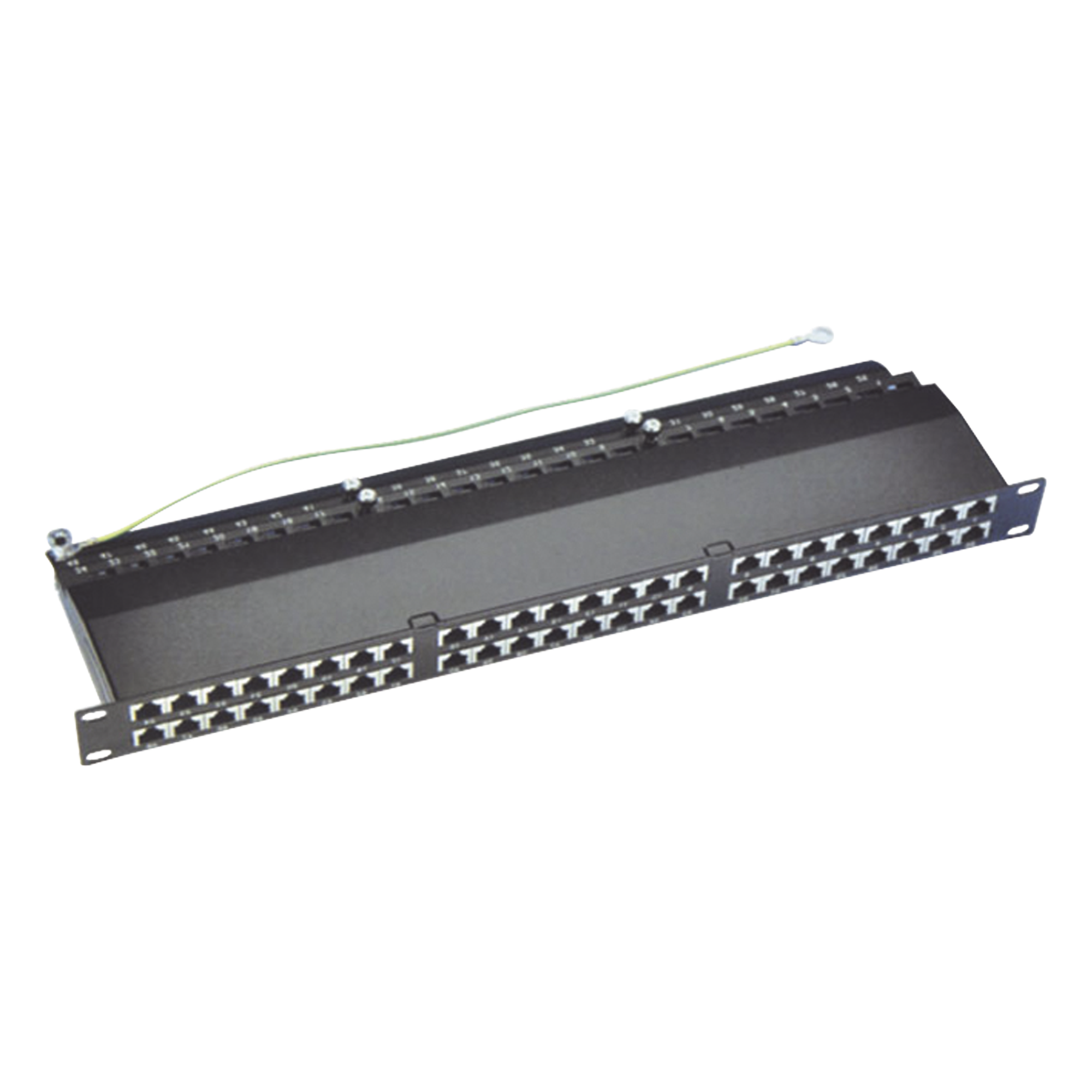 Panel de Parcheo de Impacto (110) Blindado de 48 Puertos Cat6A — LINKEDPRO BY EPCOM · SKU LPPPCS6A48P