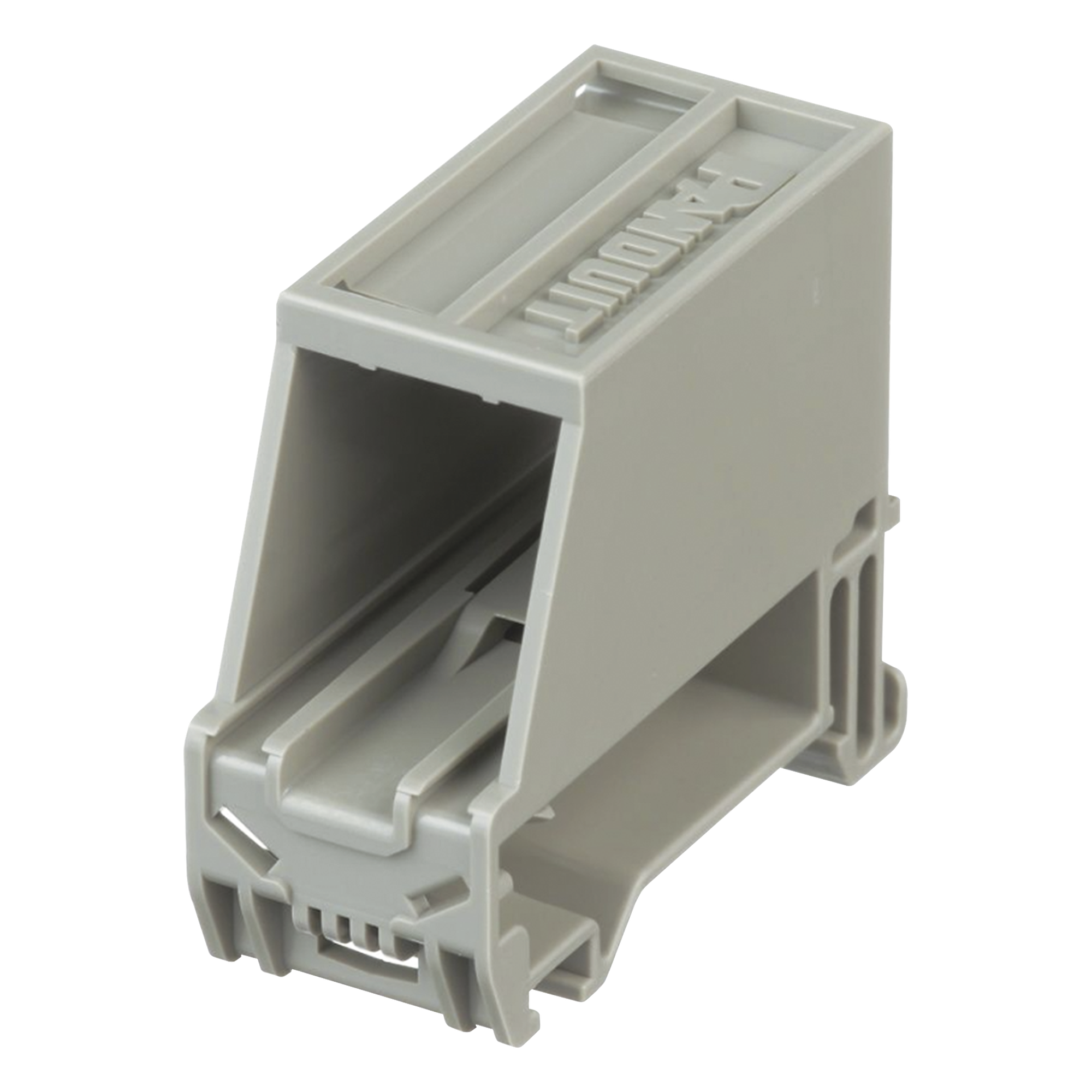 Adaptador de 1 Puerto, Para Conectores Tipo Mini-Com, Montaje en Riel Din Estándar de 35 mm (1.38 pulgadas), Color Gris Internacional — PANDUIT · SKU CADIN1IG