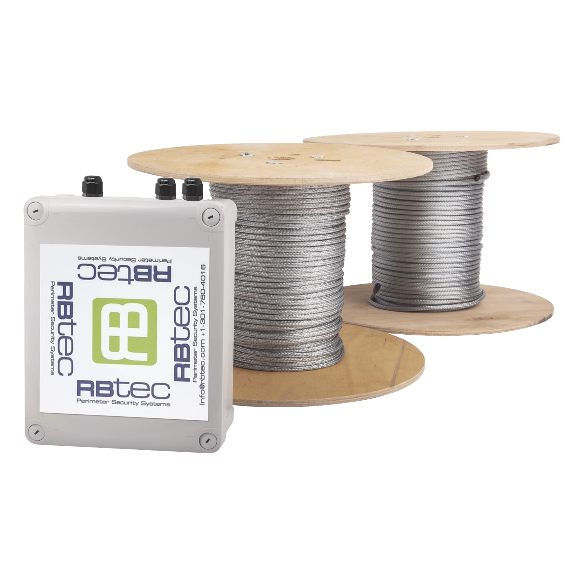 Kit de Cable Sensor Perimetral Para Cercas Ciclonicas IRONCLAD/ 305 METROS / 2 ZONAS; 152 METROS POR ZONA / Sin Falsas Alarmas por Viento / TODO Incluido