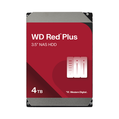 Disco Duro NAS / 4 TB / CMR / SATA 6 Gb/s / NASware 3.0 / 180 TB/año / MTBF 1 Millón de Horas — Western Digital (WD) · SKU WD40EFZZ