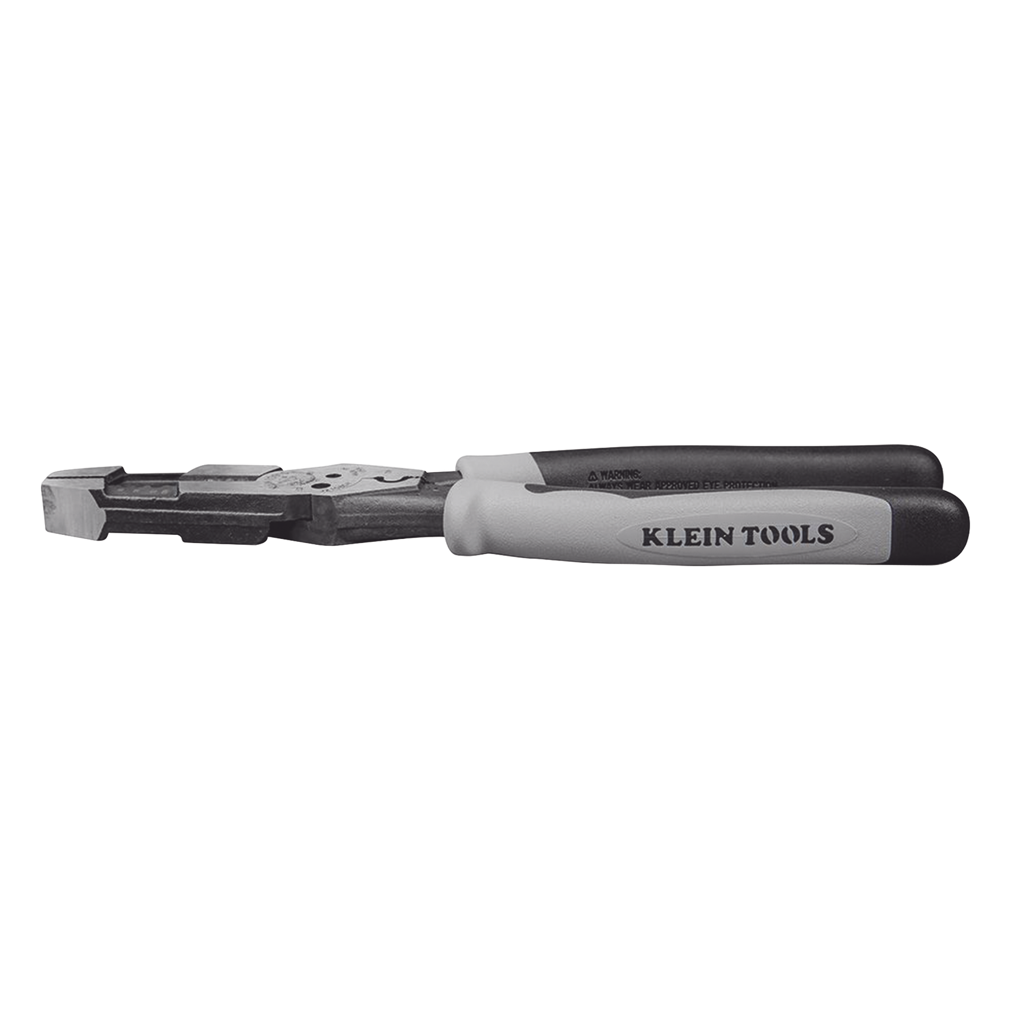 Pinza Híbrida con Ponchadora de 8". Pela Cable Sólido de 10-14 AWG y Cable Trenzado de 12-16 AWG