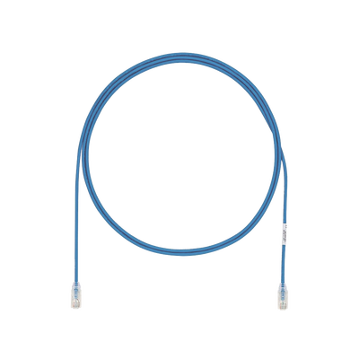 Cable de Parcheo UTP Cat6A, CM/LSZH, Diámetro Reducido (28AWG), Color Azul, 3 Metros (9.84 Pies). — PANDUIT · SKU UTP28X3MBU