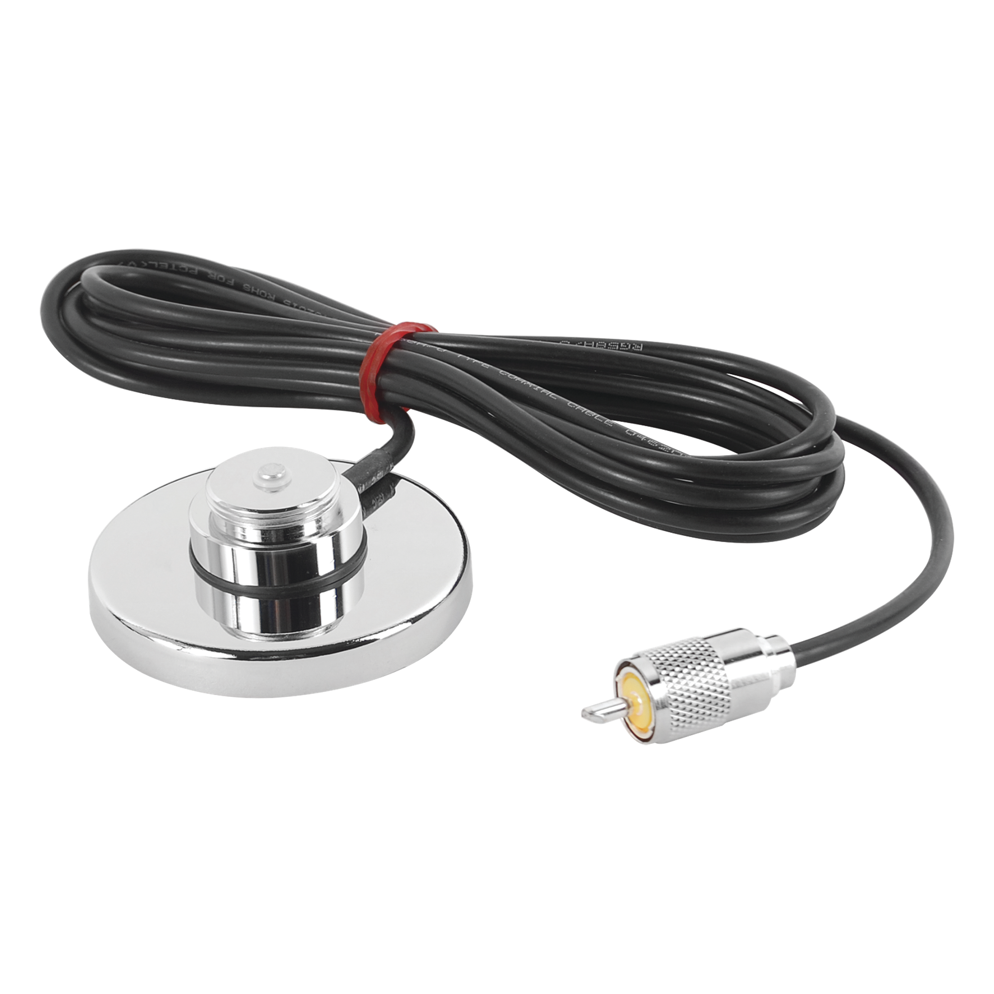 Montaje Magnético para Antenas de 3/4"(NMO), 3.5 m de Cable RG58U y Conector UHF (PL259) Macho. — PCTEL · SKU GV2