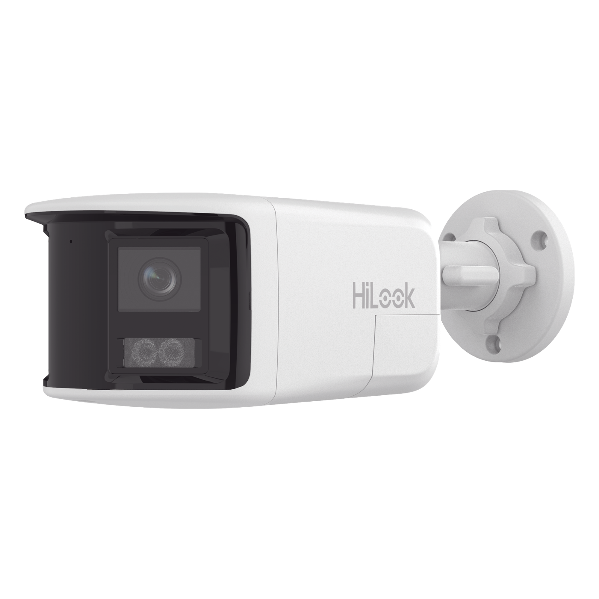 [Dual Light] Bala IP 8 Megapixel / Imagen Panorámica 180°/ PoE / Micrófono y Bocina Integrado / Exterior IP67 / Audio Bidireccional / Alarma Visual y Auditiva Integrada / Smart Supplement Light / Micro SD 512 GB