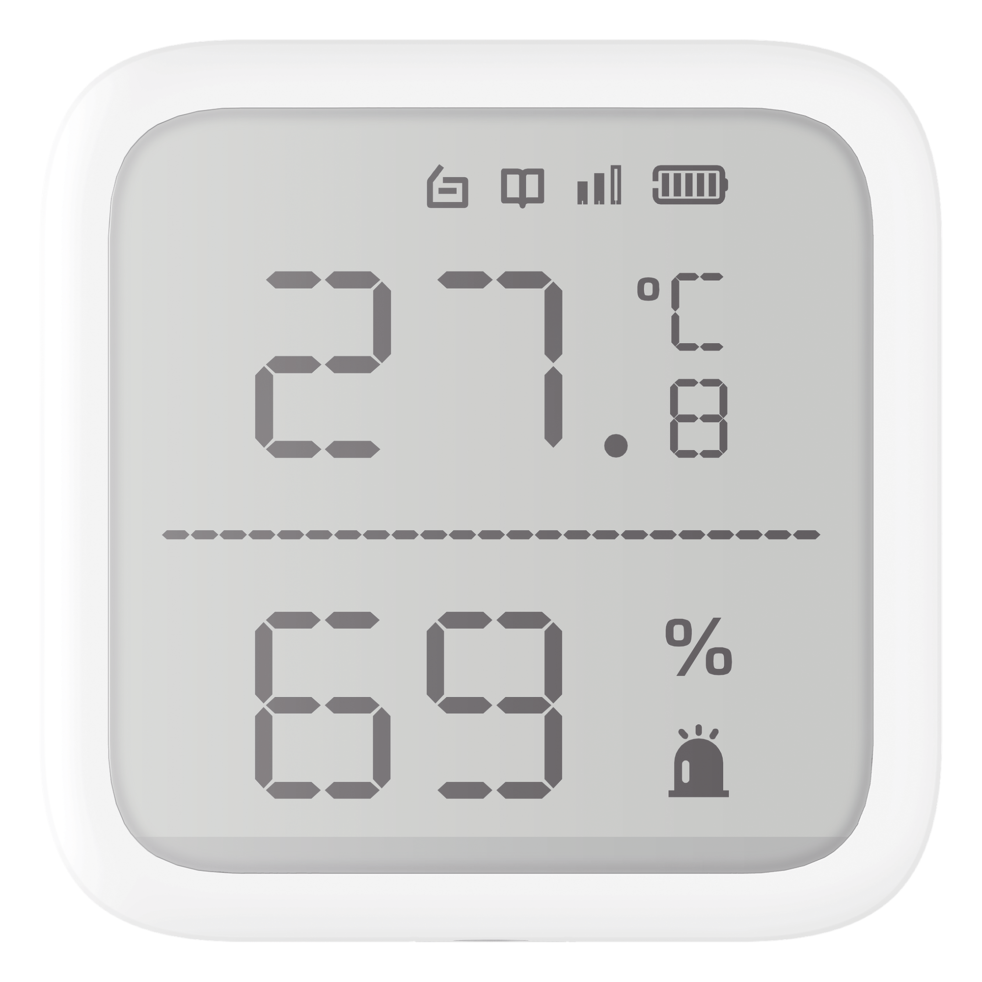 (AX PRO) Detector de Temperatura y Detector de Humedad Inalámbrico / 2.7" de Tamaño / Uso en Interior / Rango de Detección desde -35°C hasta 99°C