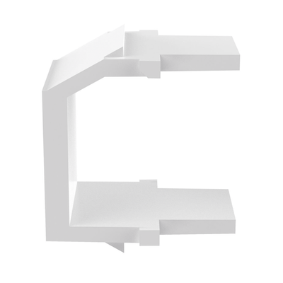 Módulo de Tapa Ciega (Inserto Ciego), Tipo Keystone, Color Blanco, 1 Pieza