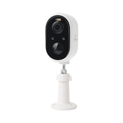 Cámara IP de Batería (Gran Angular) 3 Megapixel | WiFi | Audio Bidireccional | Batería Recargable 5200 mAh | IP65 |Exterior con Protección| Estadísticas de Energía | Detección de Humanos | Incluye Panel So