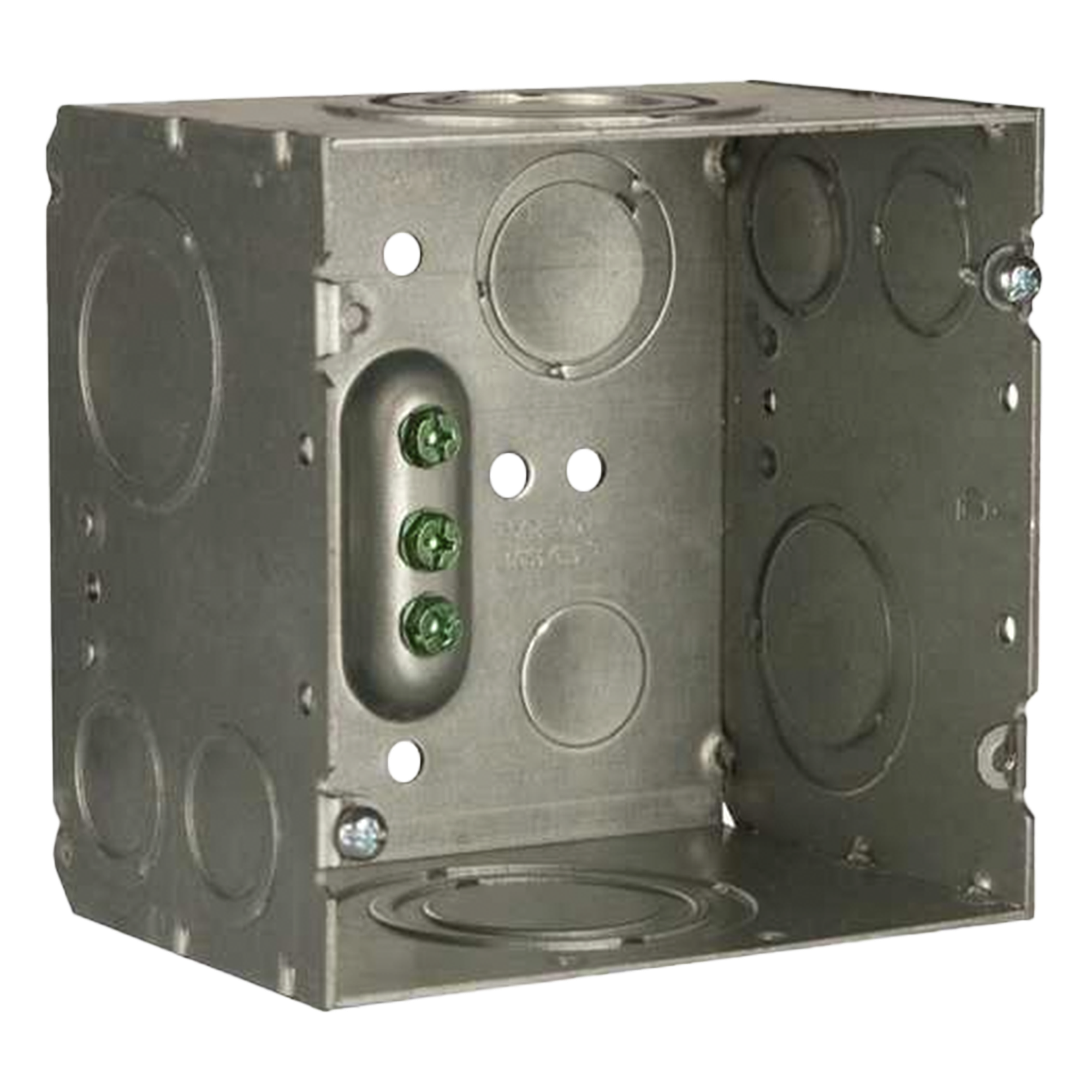Caja Cuadrada 4- 11/16" x 4 11/16"/ Profundidad de 3-1/4"/ 2 Entradas 1", 1 1/4", 1 1/2", 2", 2 Entradas 1"-1 1/4", 2 Entradas 3/4 "- 1", 4 Entradas 1/2" - 3/4", 2 Entradas 1/2". — RACO · SKU HUB260